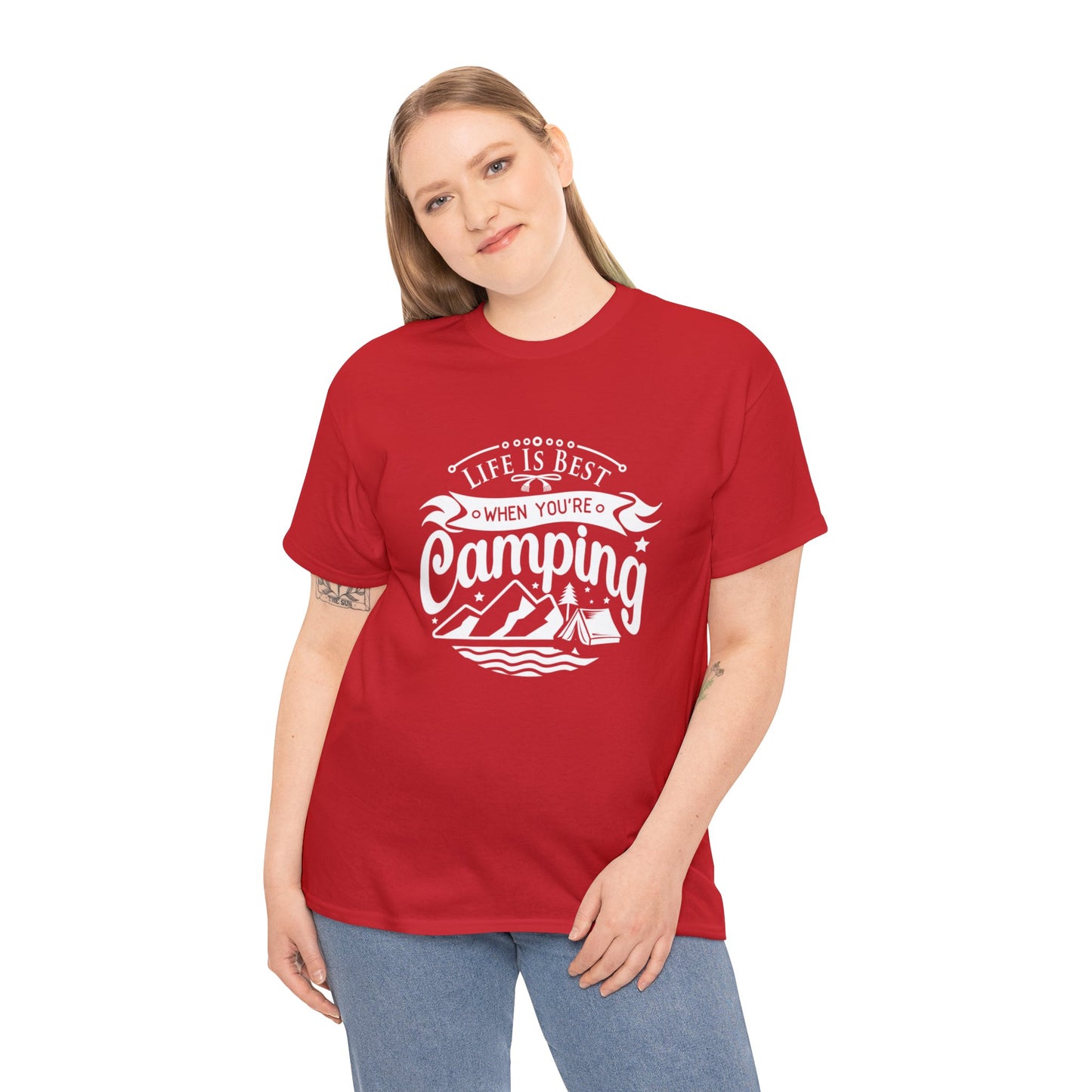 “Life is best when you’re camping” Tee