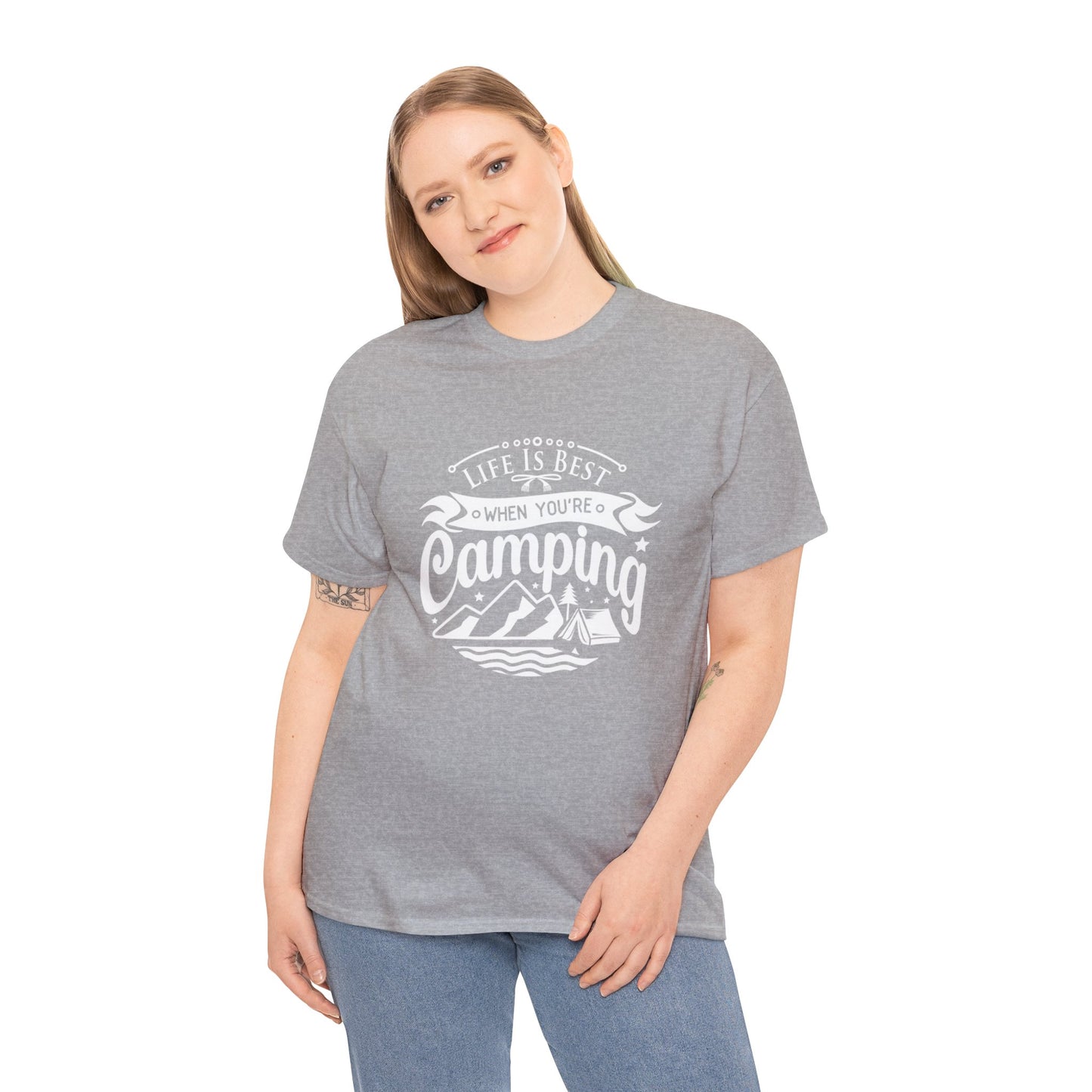 “Life is best when you’re camping” Tee