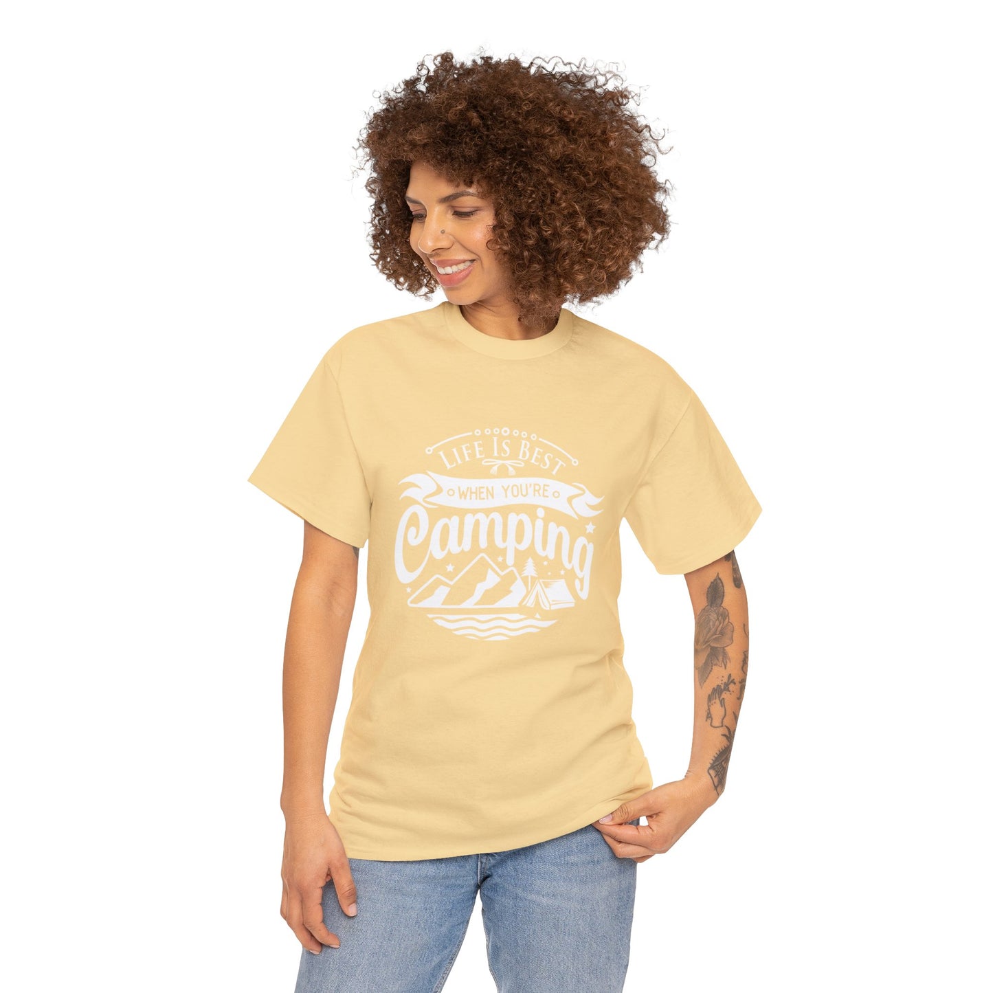 “Life is best when you’re camping” Tee