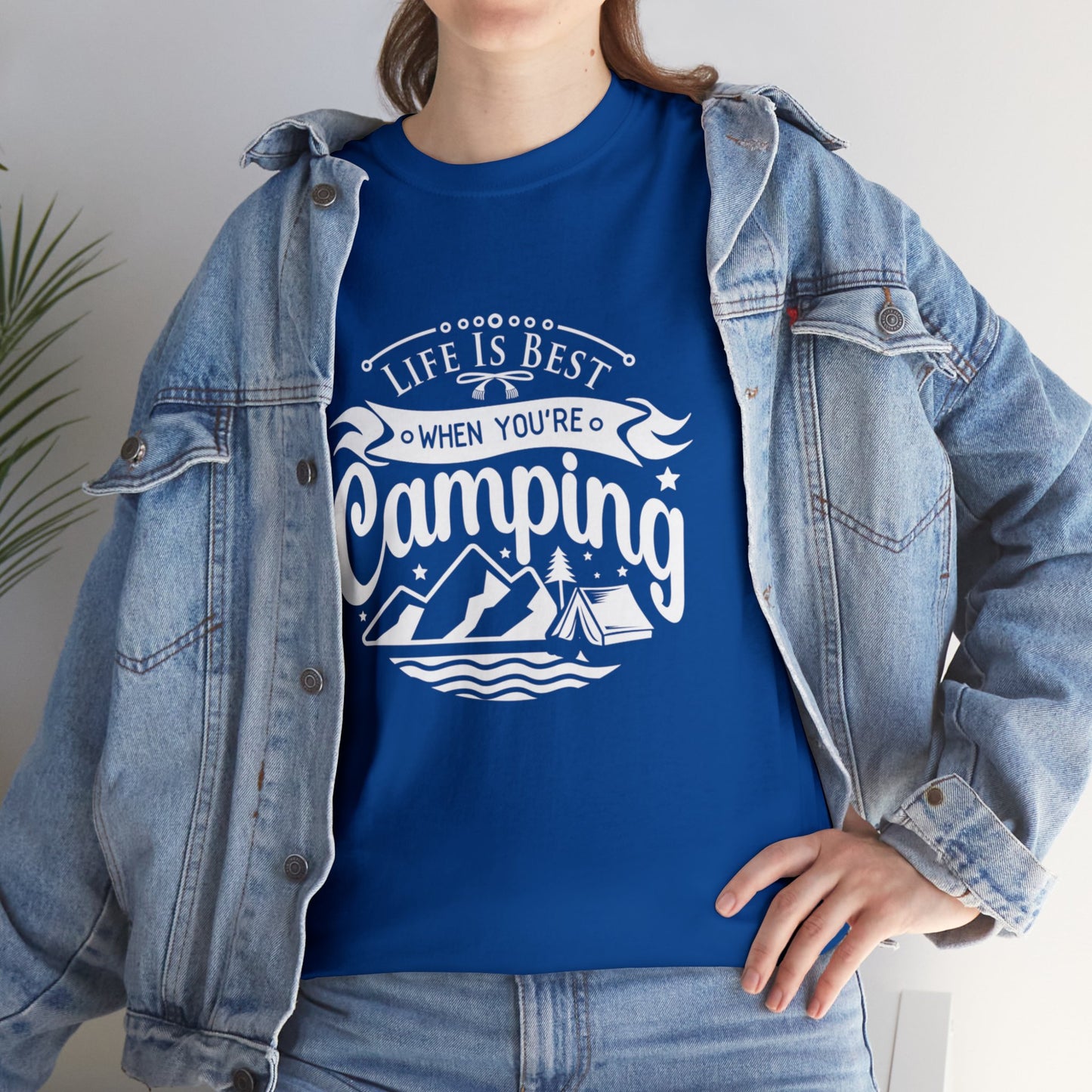 “Life is best when you’re camping” Tee