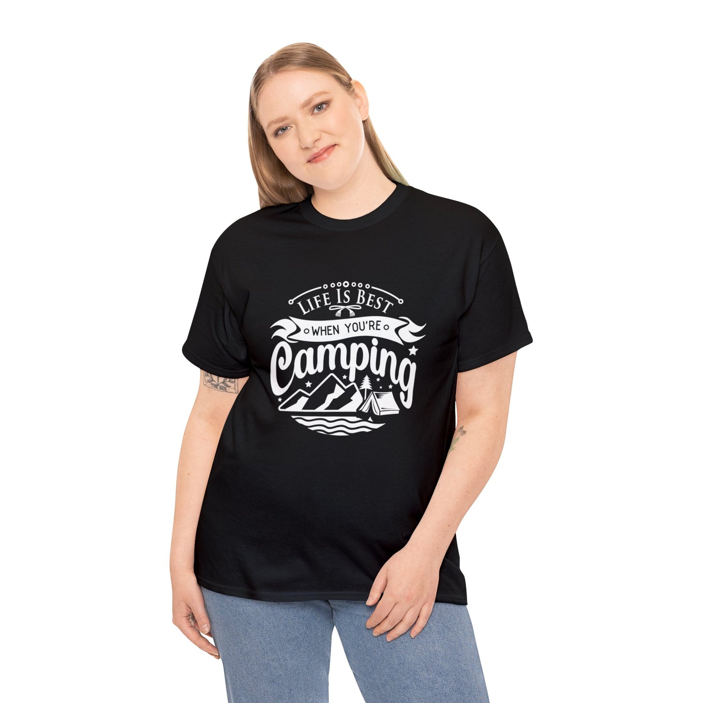 “Life is best when you’re camping” Tee