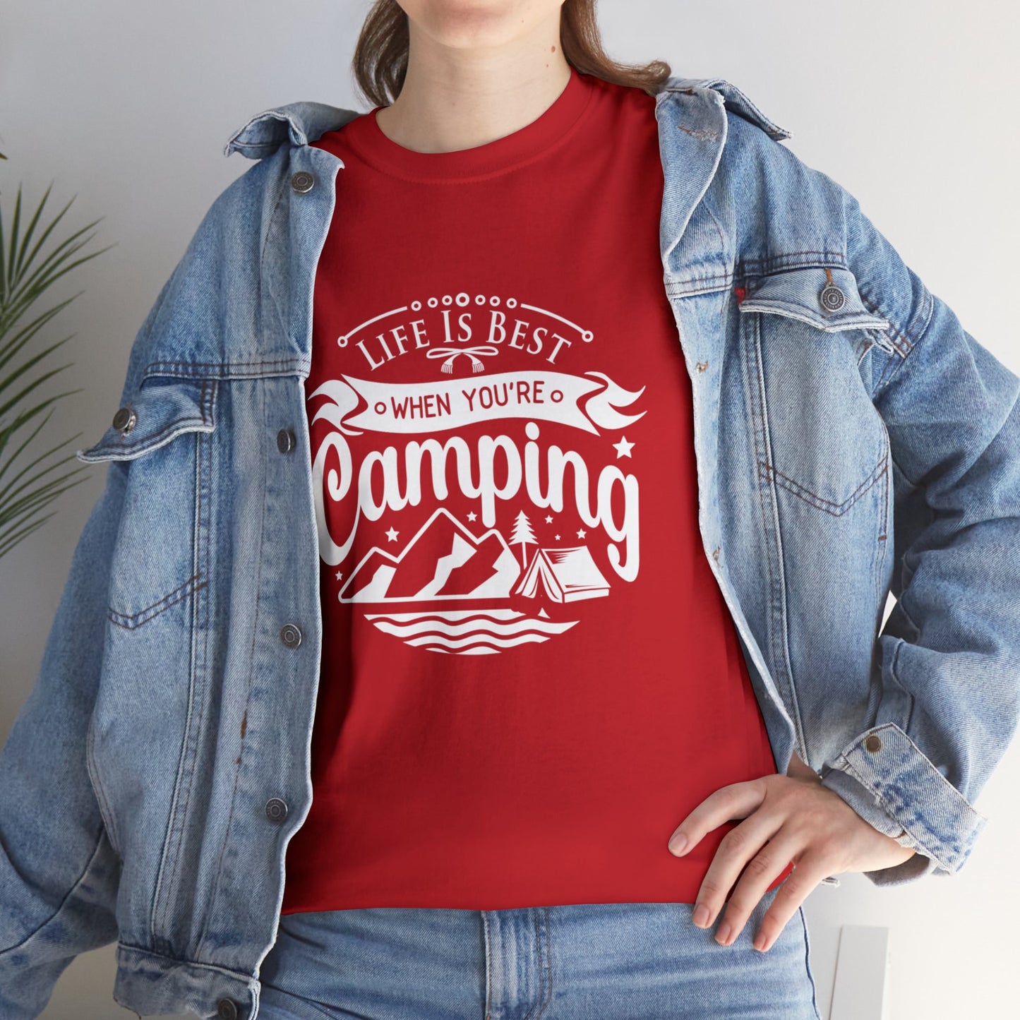 “Life is best when you’re camping” Tee