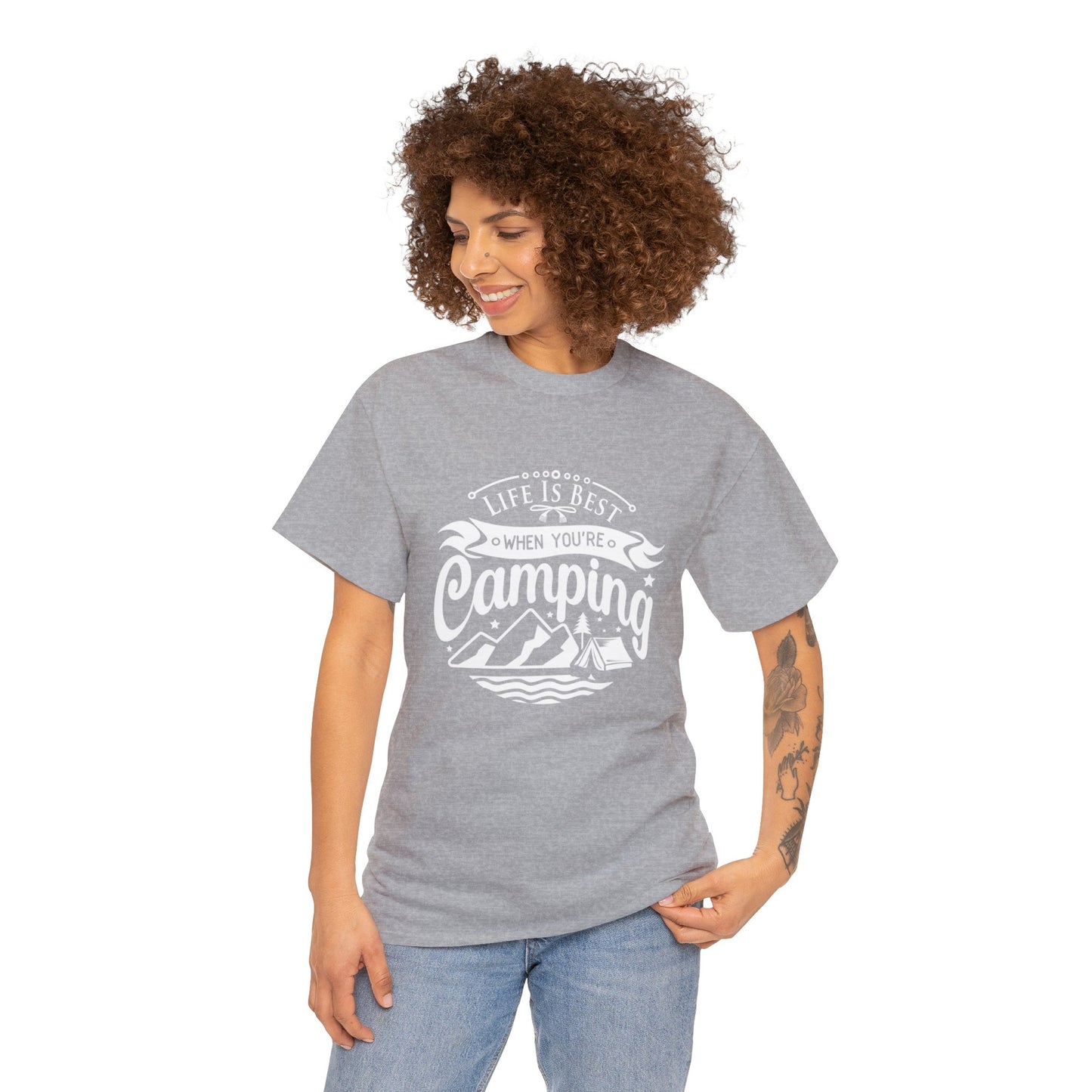 “Life is best when you’re camping” Tee