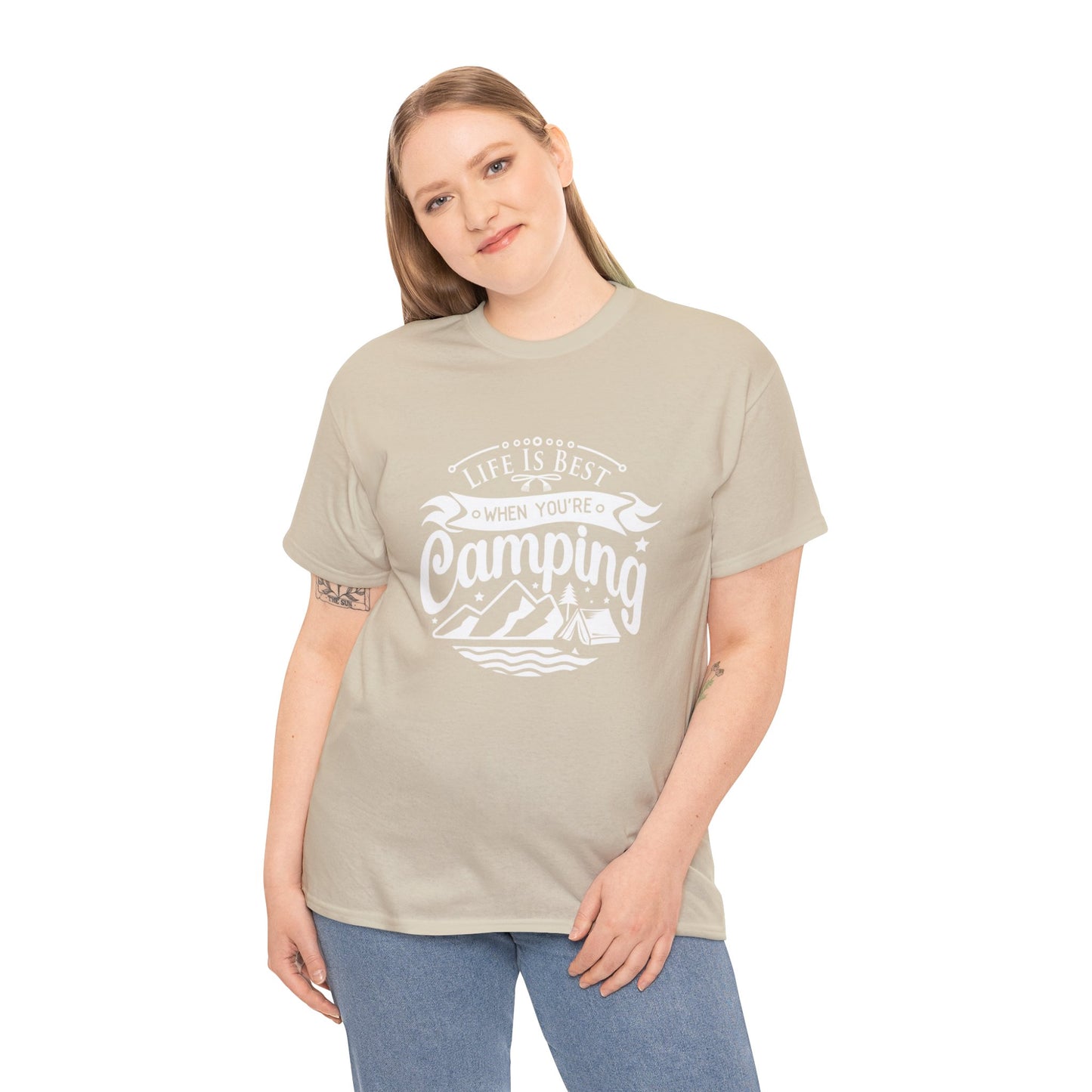 “Life is best when you’re camping” Tee