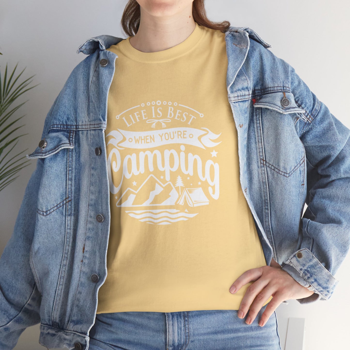 “Life is best when you’re camping” Tee