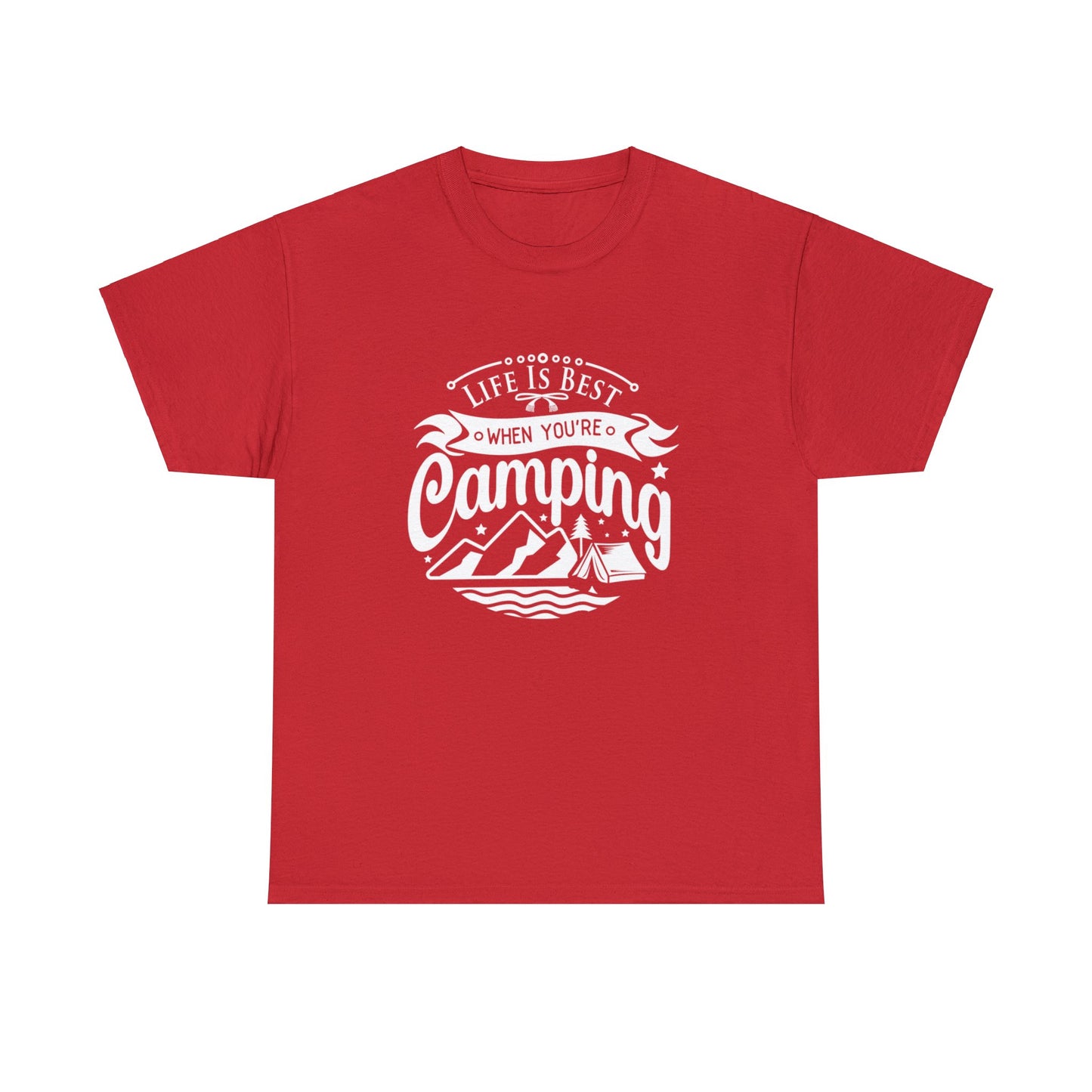 “Life is best when you’re camping” Tee