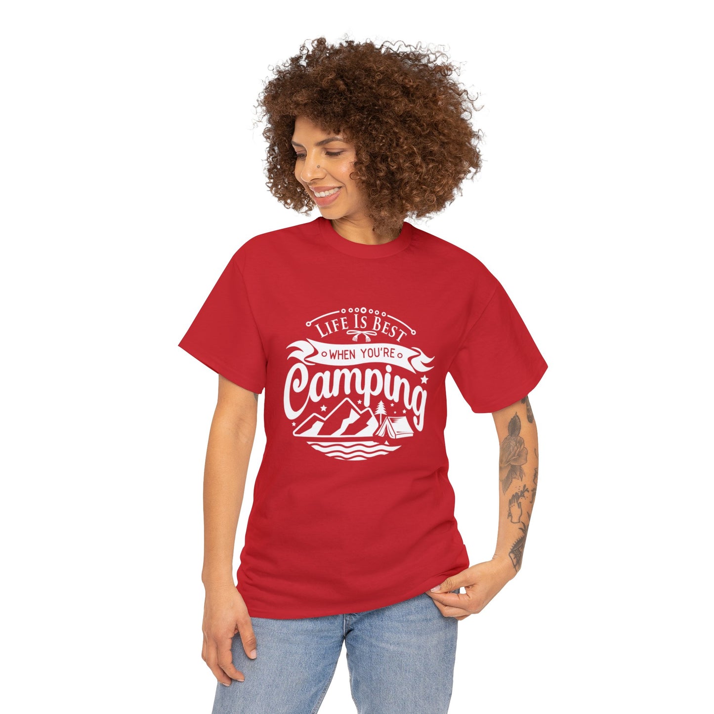 “Life is best when you’re camping” Tee