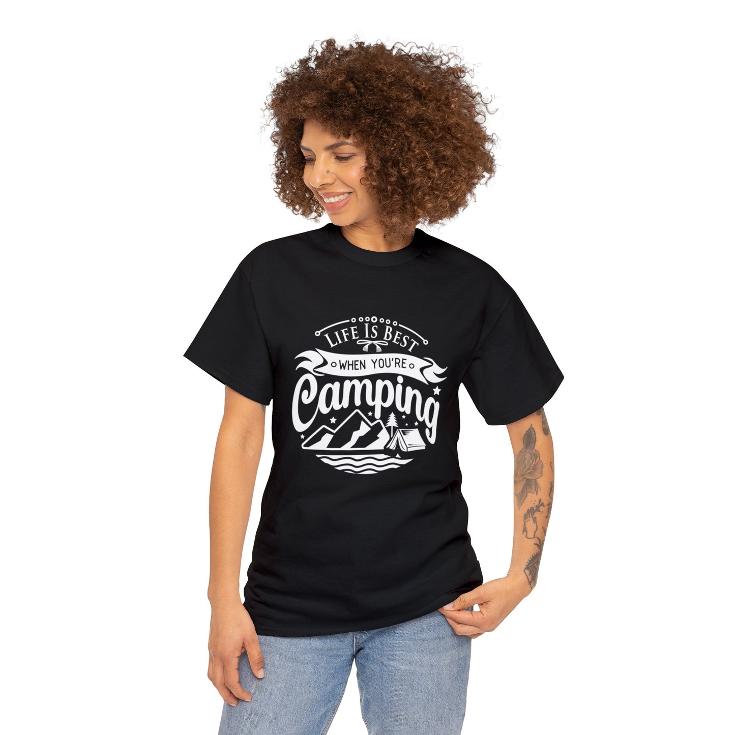 “Life is best when you’re camping” Tee