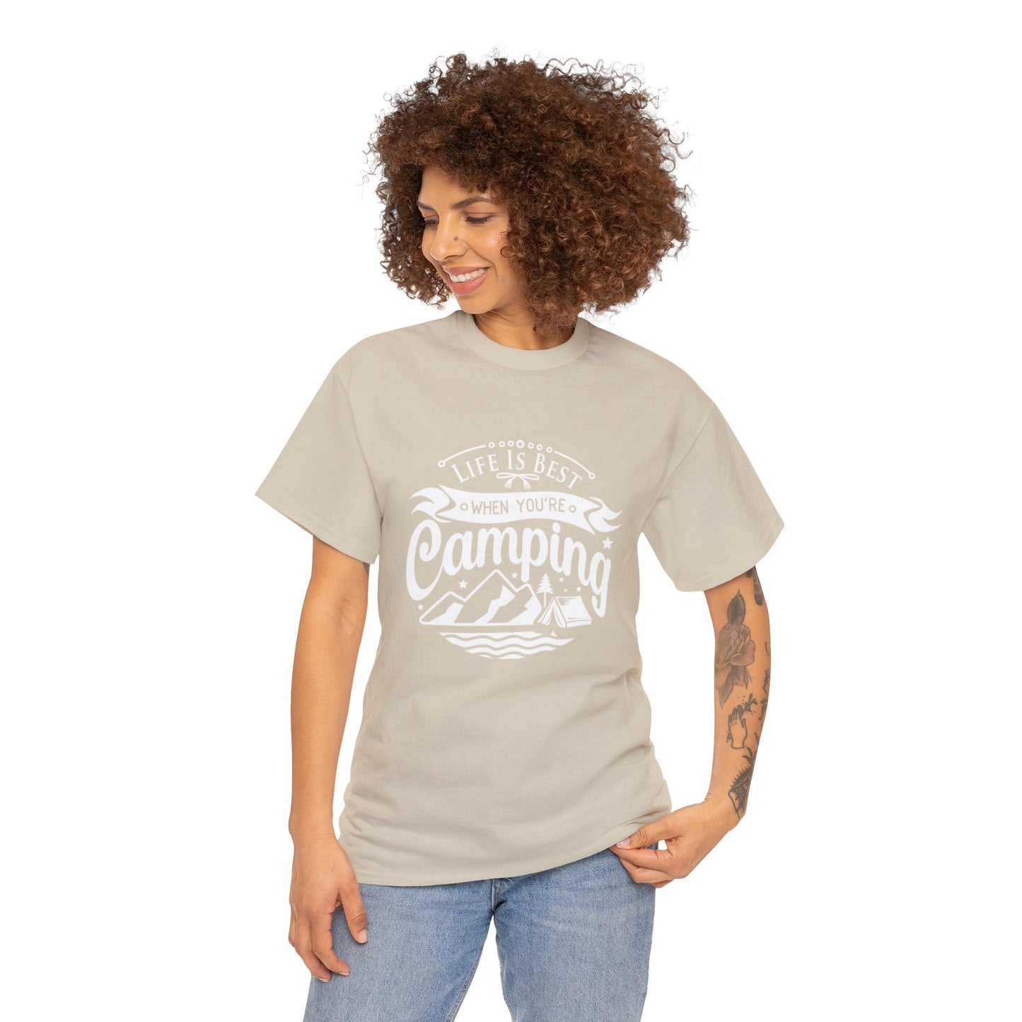 “Life is best when you’re camping” Tee